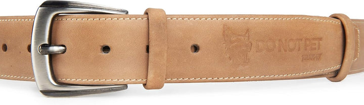 Julius-K9 13K9B-B-1 Ledergurt - DO NOT PET, 83-96 cm, beige 83-96 cm DO NOT PET - beige, 83-96 cm DO