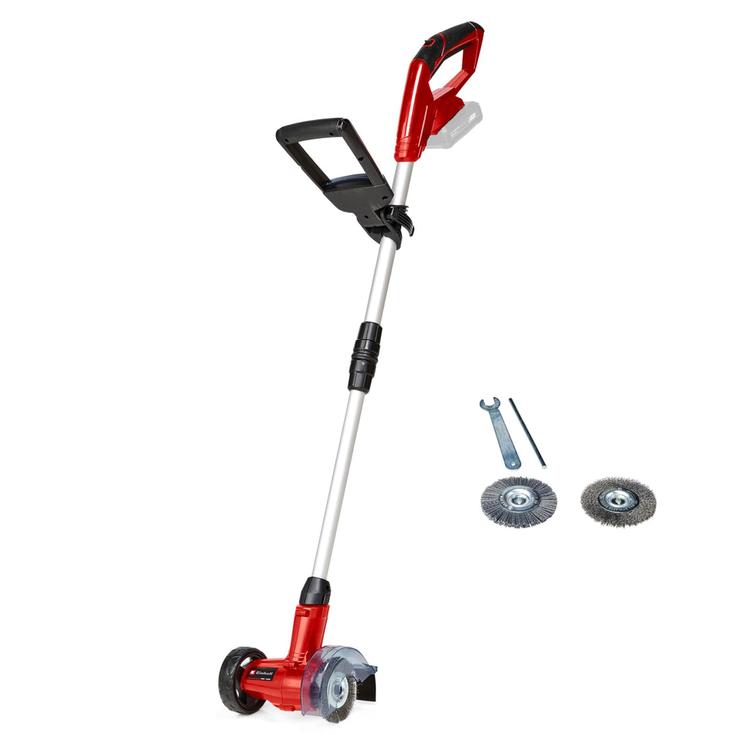 Einhell Akku-Fugenreiniger GE-CC 18 Li Solo Power X-Change (stufenloser Teleskop-Führungsholm, wechs