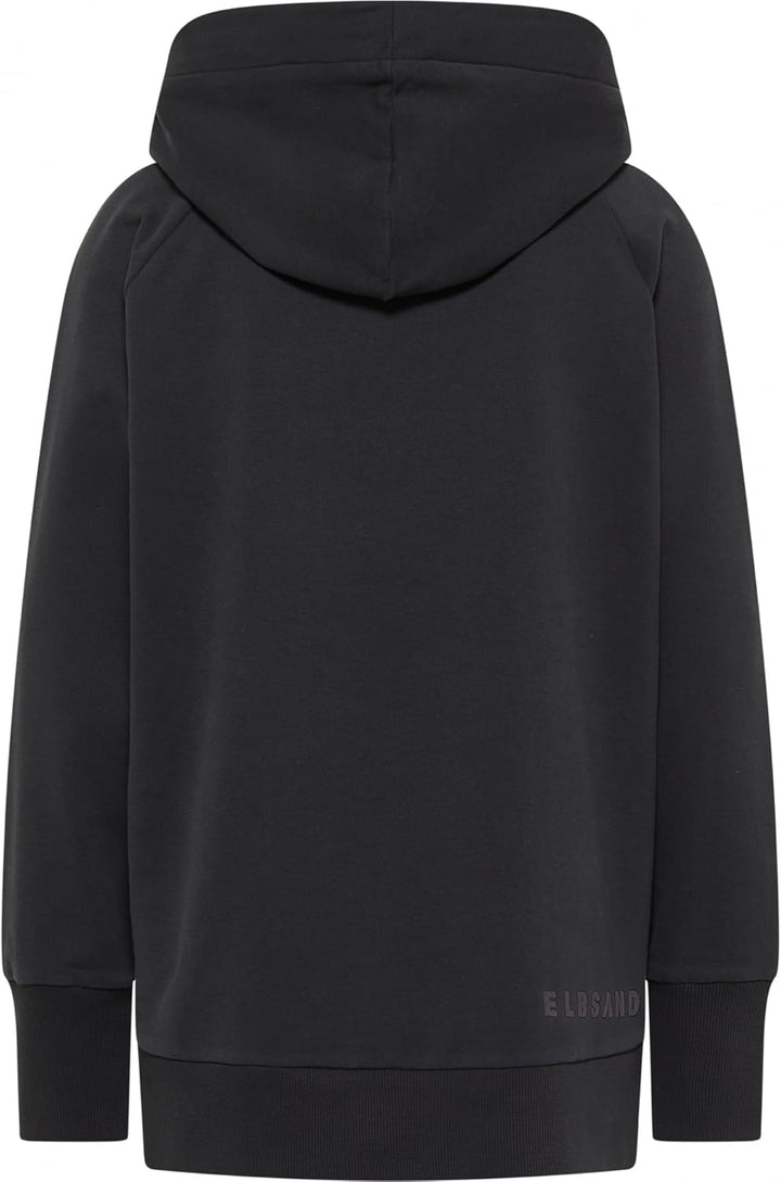 Elbsand Svana Damen Hoodie, Sweatshirt mit Kapuze, Rundhalsausschnitt Quartz XS, Quartz XS
