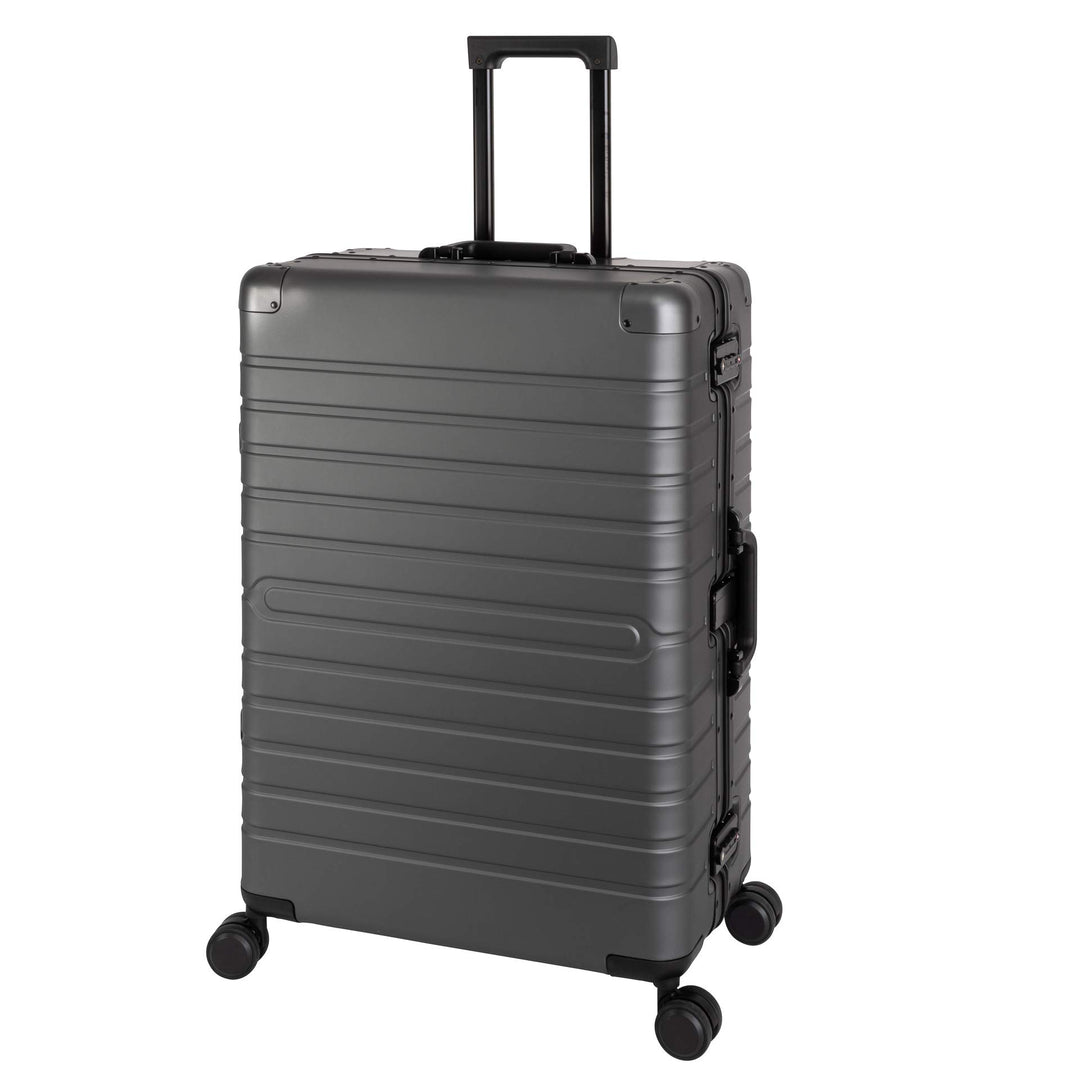 Travelhouse Oslo Alu Reisekoffer Graphit L-75cm Hartschalenkoffer Reisetrolley Suitecase Trolley 2X