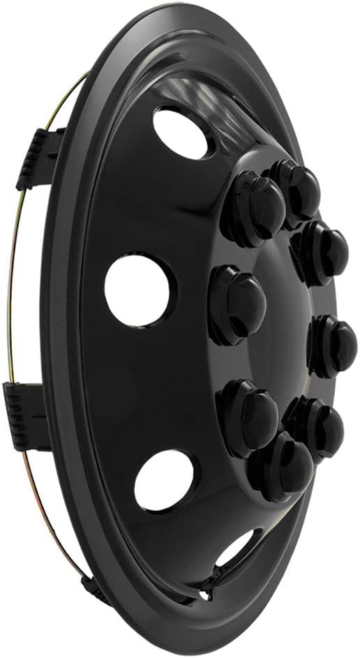 AUTO-STYLE Satz Radzierblenden Utah 16-Zoll Glänzend Schwarz (Sphäre) Utah Glänzend Schwarz 16-Zoll,