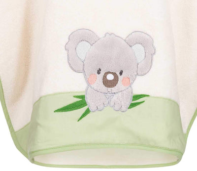 Morgenstern Kinder Badeponcho Koala grün 1-3 Jahre Grün, 1-3 Jahre Grün