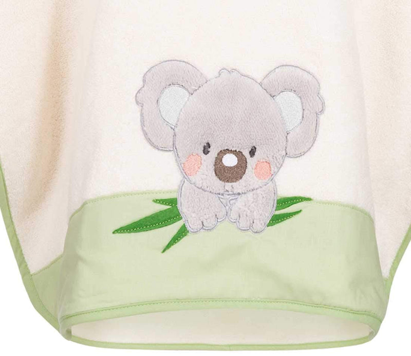 Morgenstern Kinder Badeponcho Koala grün 1-3 Jahre Grün, 1-3 Jahre Grün