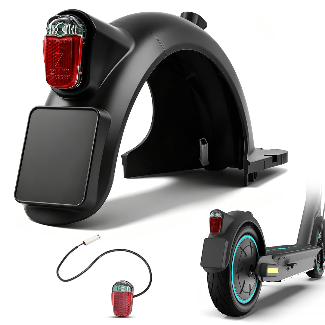 SYACHI Hinterer Kotflügel Electric Scooter mit LED Rückleucht & Haken Zubehör, Scooter Schutzblech E