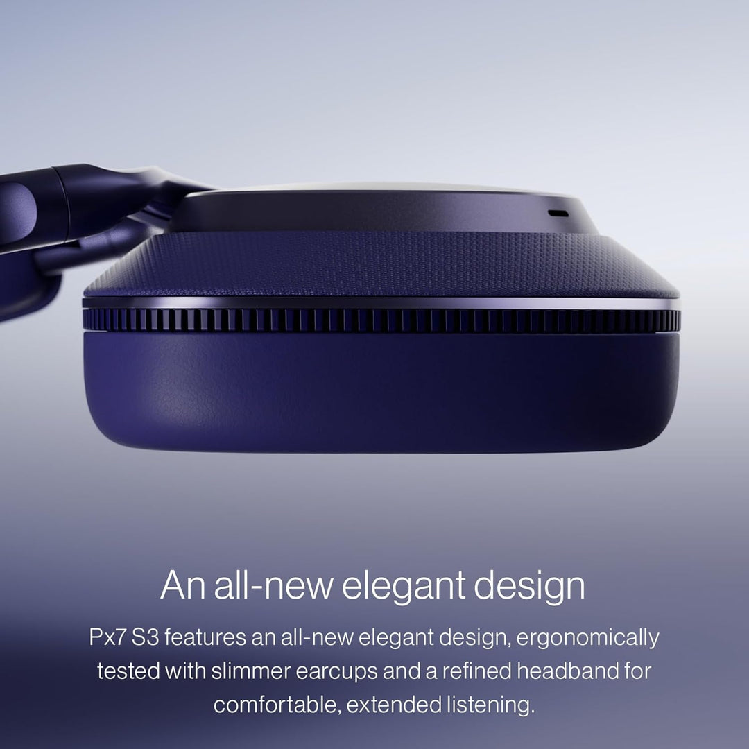 Bowers & Wilkins Px7 S3 Over-Ear-Kopfhörer mit Geräuschunterdrückung, kabellos, aptX™ Lossless, Schn