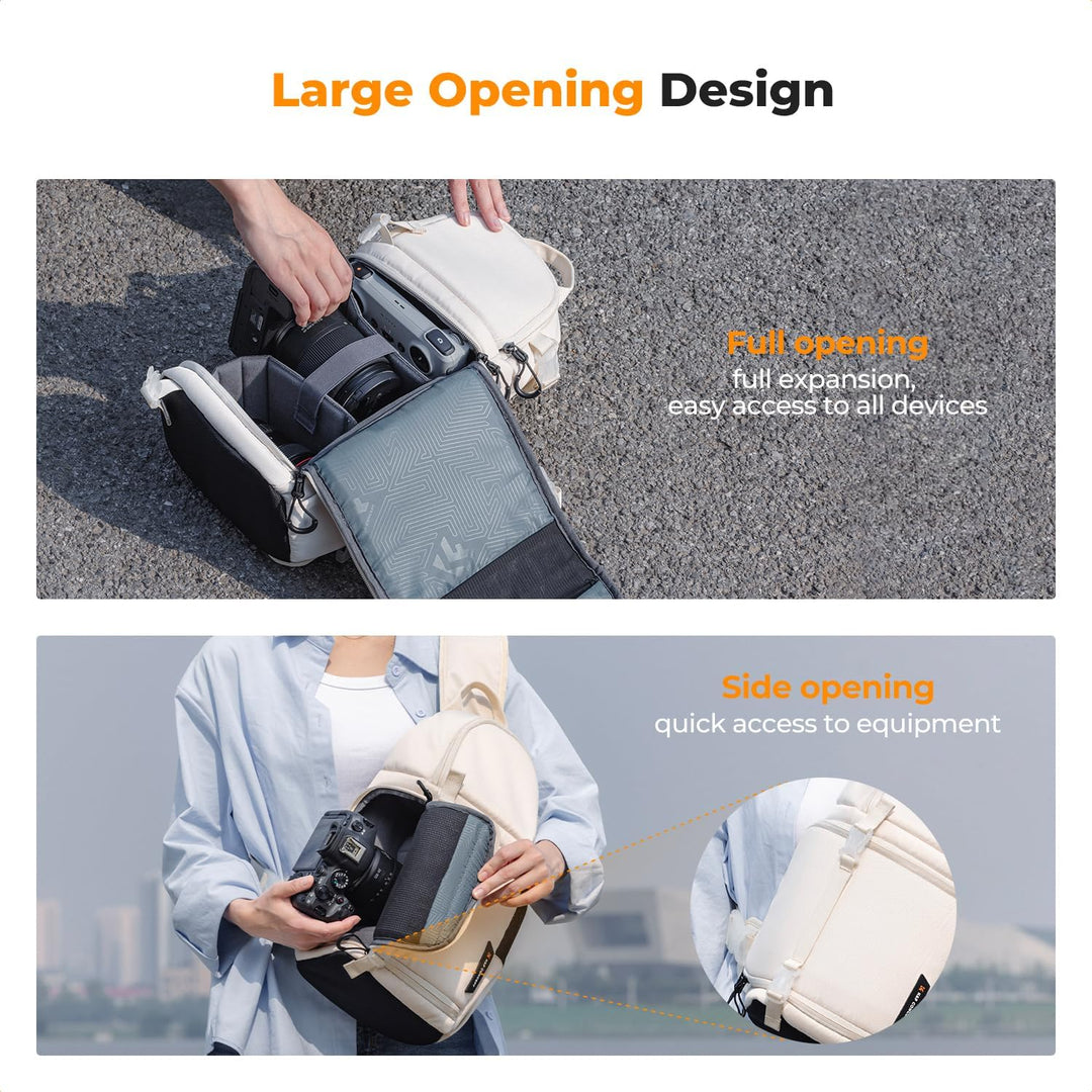 K&amp;F CONCEPT Kamera-Umhängetasche, Wasserdichte Kameratasche, Fotografie tägliche Reise Camera Bag,Ta