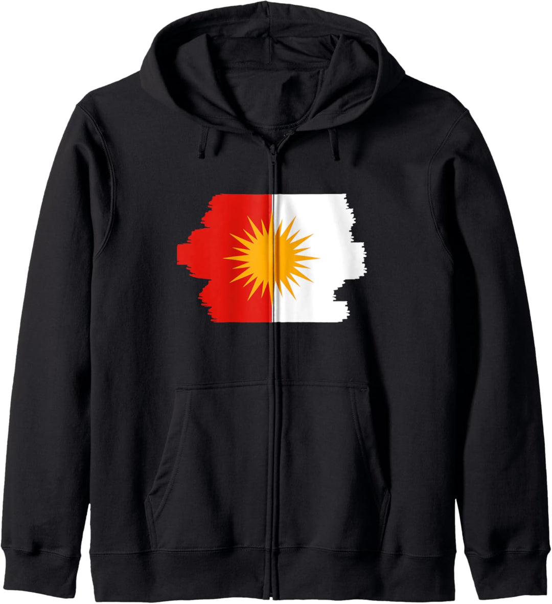 Ezidi Flagge Yezidi Jesiden Yeziden Kapuzenjacke