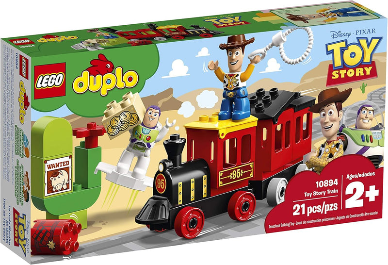 Lego 10894 DUPLO Toy-Story-Zug, Bausatz mit Buzz und Woody Figuren für Kleinkinder