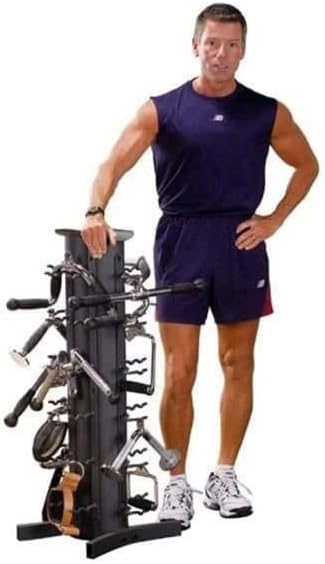 Body-Solid VDRA-30 Griff-Ständer | Griff-Rack | Ablage für Fitness-Equipment | Ablage für bis zu 36