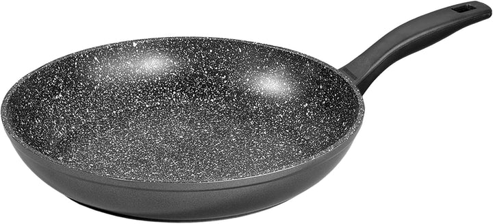 STONELINE Pfannenset 2 teilig, 20/26 cm, Antihaft beschichtete Pfanne mit echten Steinpartikeln, Pfa