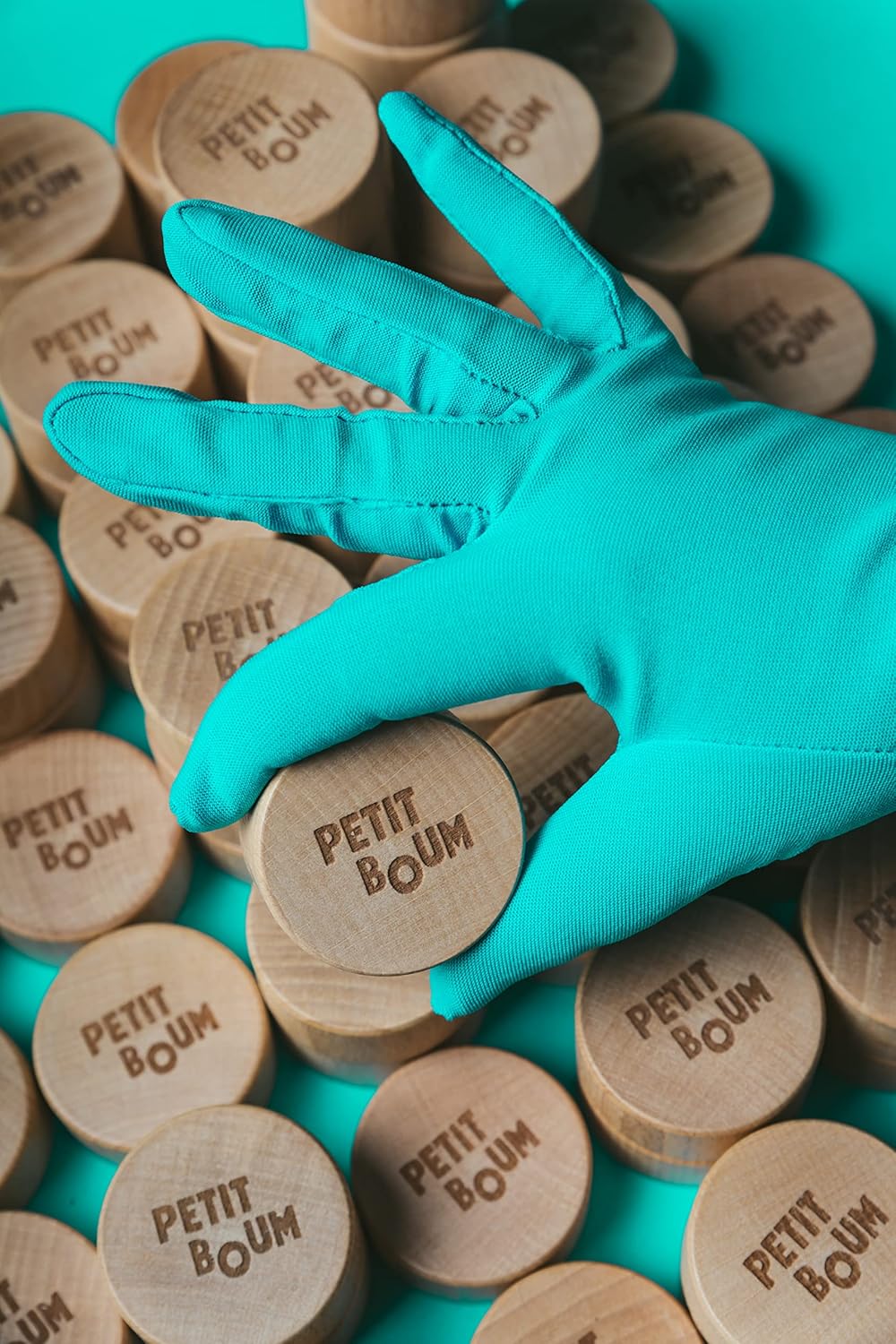 PETIT BOUM – Float Sensory Bottle in Rot EIN Mikrokosmos in jeder Flasche Entdecken, zuhören und Ler