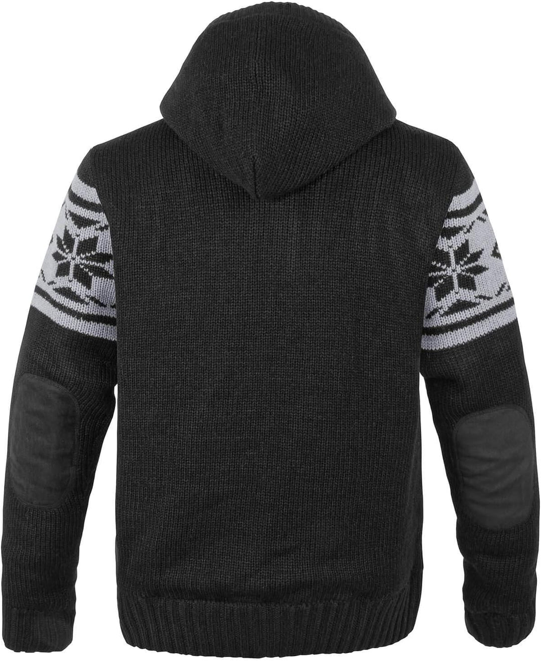 bw-online-shop Norweger Strickjacke Taylor mit Fell 3XL Schwarz, 3XL Schwarz