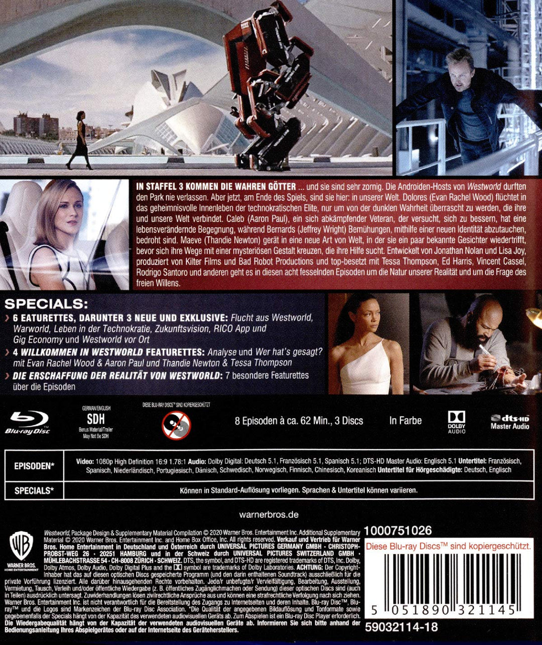 Westworld - Staffel 3 [Blu-ray], Blu-ray