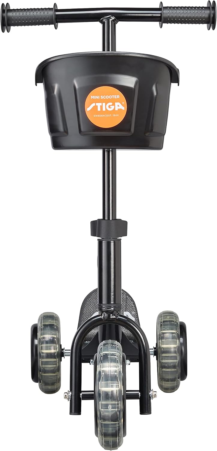 Stiga Unisex Jugend Mini Kid 3w Kinderroller ab 2 Jahre Schwarz / Orange, ab 2 Jahre Schwarz / Orang
