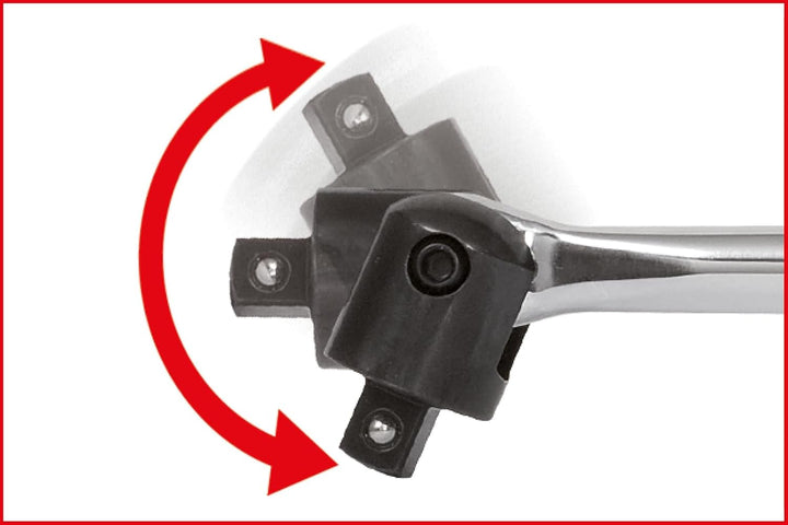 KS Tools 918.1293 1/2" CHROMEplus Gelenk-Steckgriff, 760mm