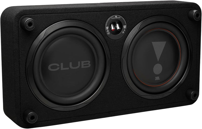 JBL Club 1000SSL 10” Passiv Subwoofer Auto Set, Down-Firing Geschlossenes Flachgehäuse mit Passivmem