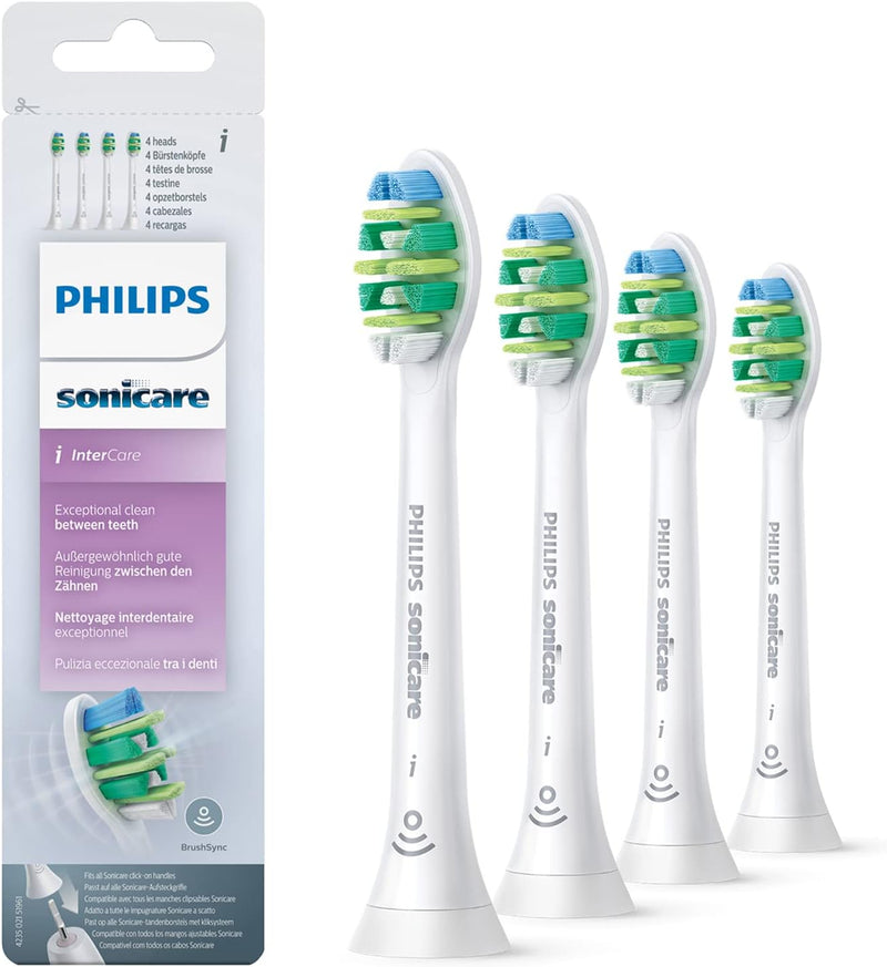 Philips Sonicare i InterCare Standard-Bürstenköpfe für Schallzahnbürste (Modell HX9004/10)