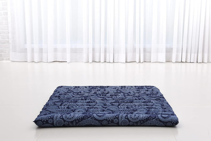 Leewadee Zabuton Rollbare Meditations-Matte Tragbare Sitzmatte Ökologisches Naturprodukt, Kapok Cbt1