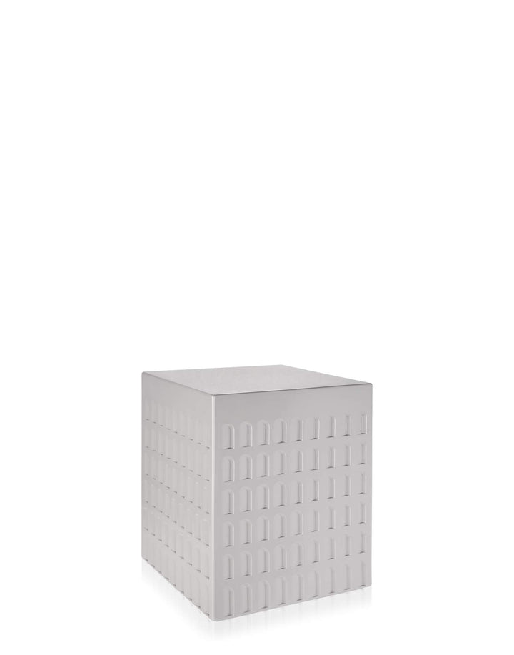 Kartell Hocker Eur, thermoplastisches Technopolymer, 36 cm x 36 cm 45 cm Grau, Grau