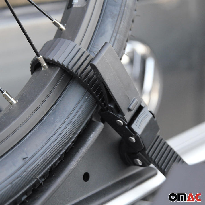 Menabo Fahrradträger kompatibel mit VW Transporter T5 2003-2015 Alu Schwarz, Transporter T5 2003-201