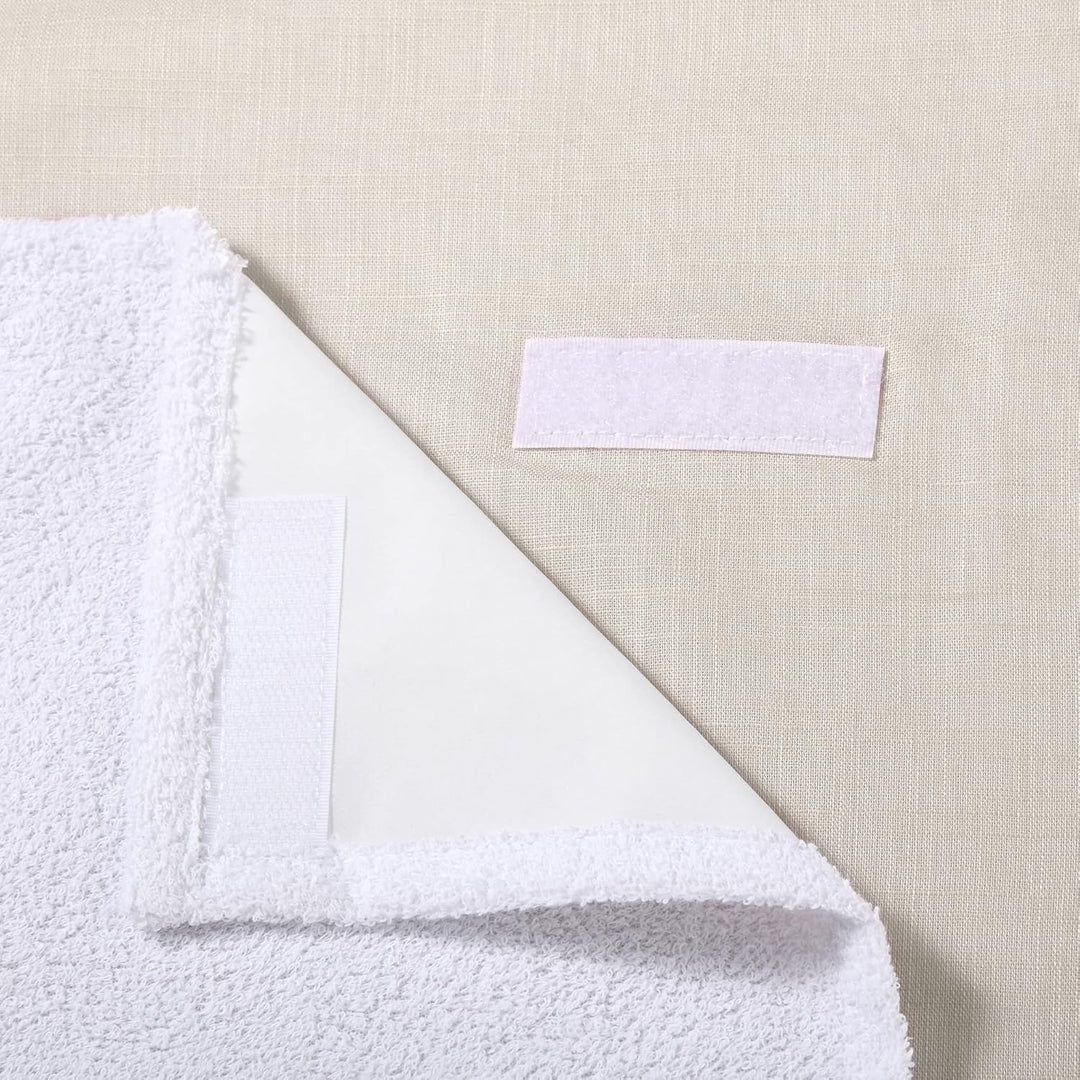 Wickelauflage 50x70 | Wickelunterlage Natur Sand Beige | Wickelauflagenbezug inkl. abnehmbares Frott