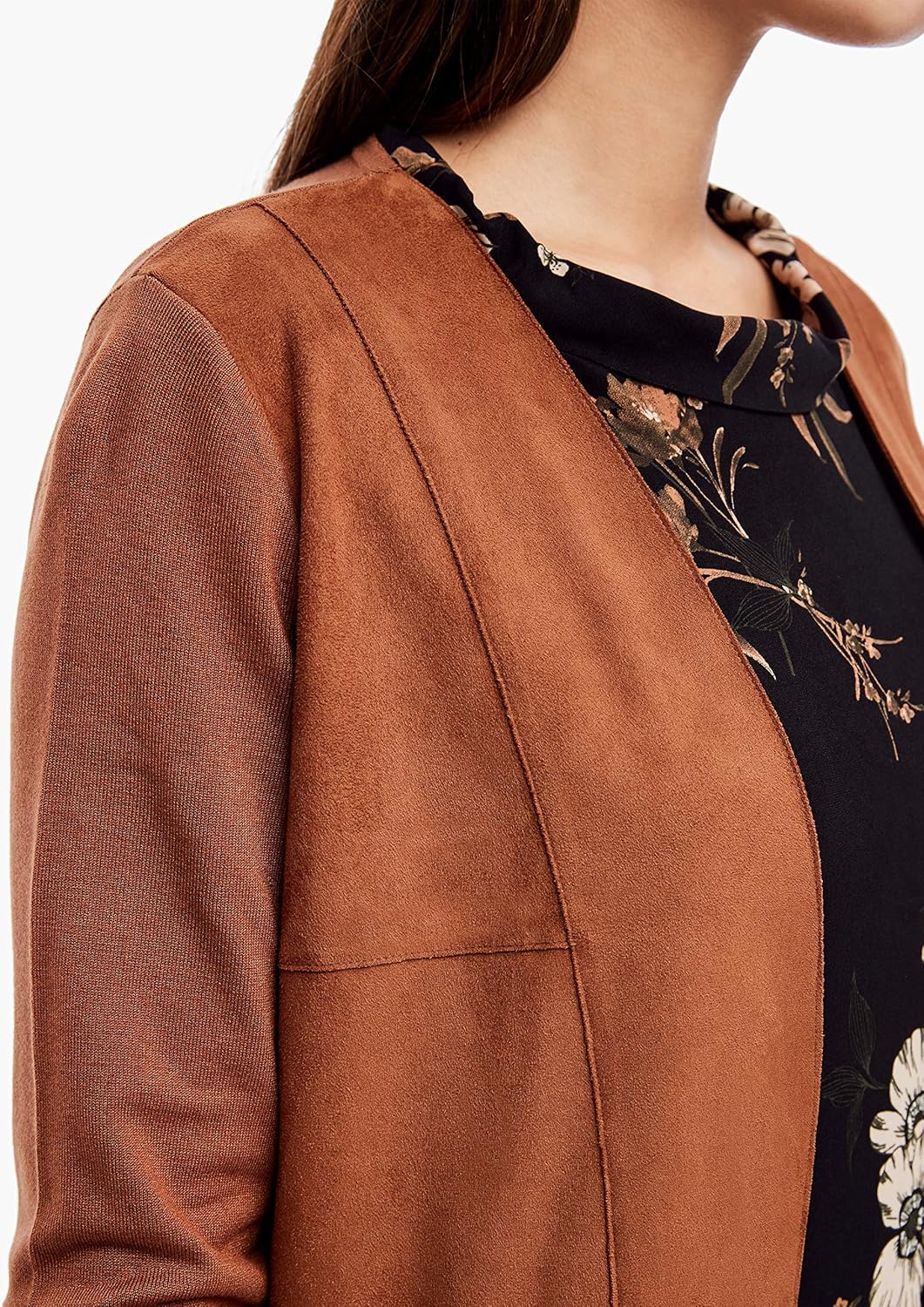 s.Oliver BLACK LABEL Damen Pullover, 48 Brown
