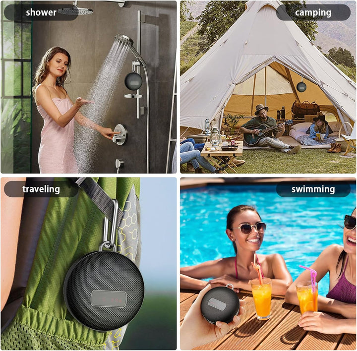 Bluetooth-Lautsprecher, Fahrrad-Lautsprecher, kabellos, tragbar, für den Aussenbereich, wasserdicht,
