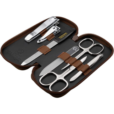 marQus Maniküre Set Damen und Herren Solingen Made in Germany 7 Teile mit patenierter Glasfeile für