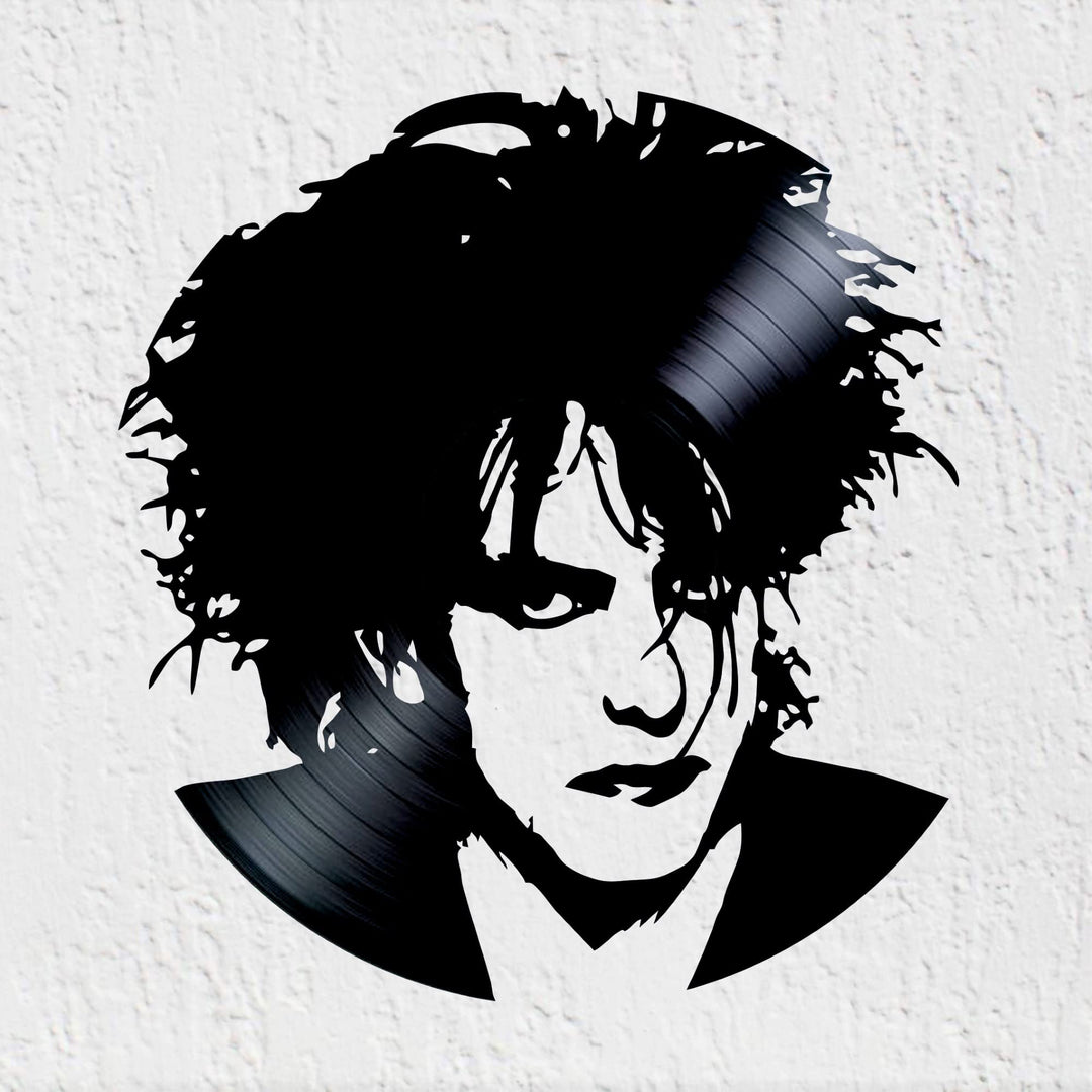 Neue Wanddekoration aus Vinyl von Robert Smith Musik New Wave 80s