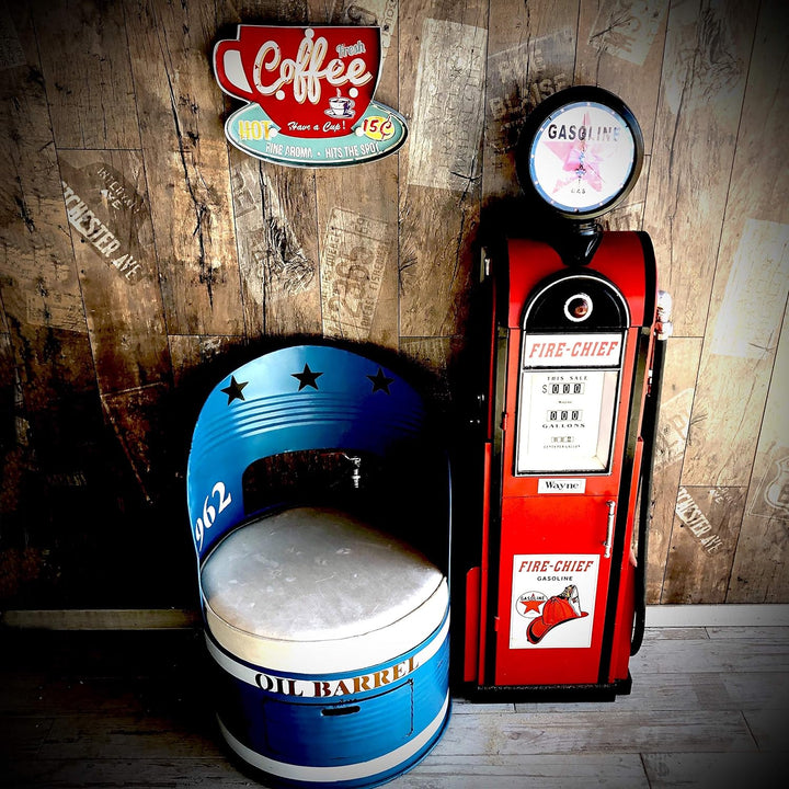 DiiliHiiri Leuchtschild Retro-Schild Wandschild im Vintage-Stil LED Schild für Cafe Pub Dekoschild Z