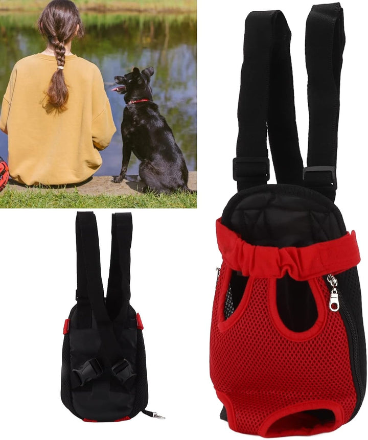 Haustiertrage Rucksack Hundetrage Brusttasche Freihändige Brusttrage Vierbeinige Rucksacktasche für