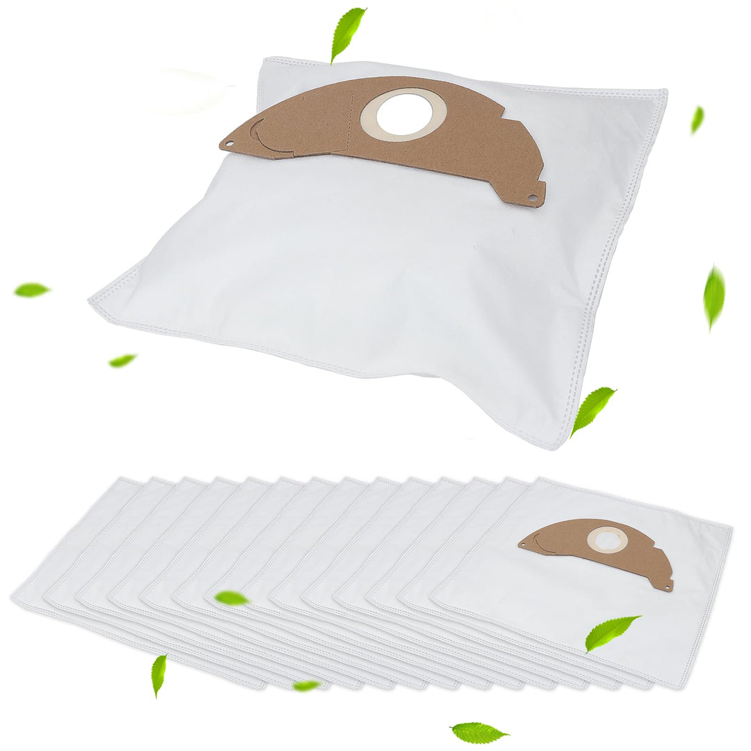 Rebirthcare 15 stück wd2 ersatzbeutel für kärcher 6.904-322.0 mv2 wd 2.200 bis wd 2.550 a2000 bis 20