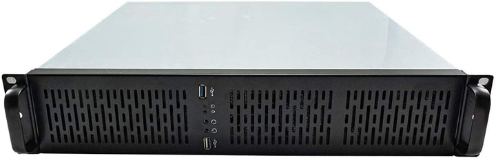 'UNYKAch 2128 19 2U Rack Gehäuse schwarz, Silber Computer-Gehäuse-Gehäuse (Ablage, Server, SGCC, Mic