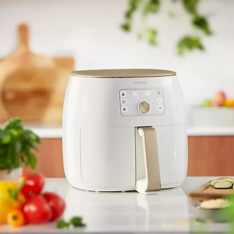 Philips Premium Airfryer XXL - Airfryer ohne Öl, Smart Sensing-Technologie, 2225 W, Fettentfernungst