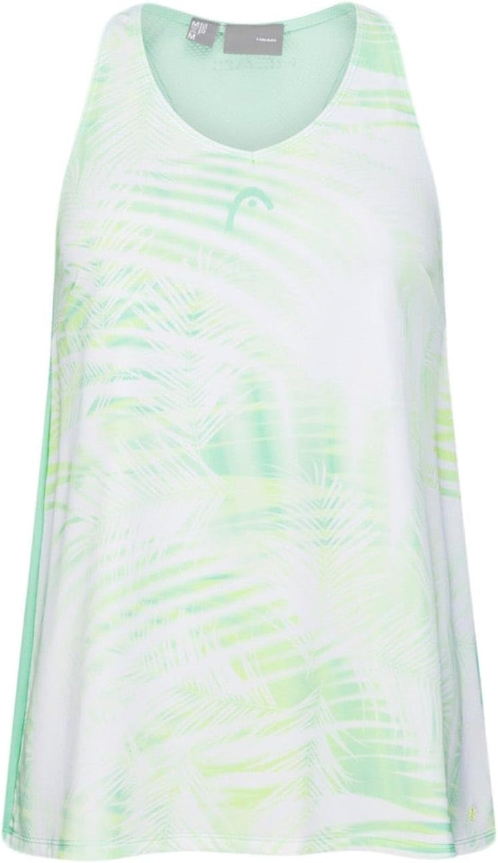 HEAD Damen Agility Tech Tank Top XS Pastellgrün/Print, XS Pastellgrün/Print