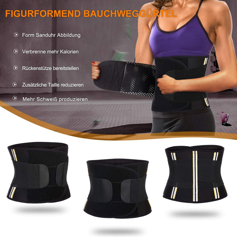 Bingrong Figurformend Bauchweggürtel Neopren Fitness Body Shaper Sport Fitnessgürtel Abnehmen Schwit