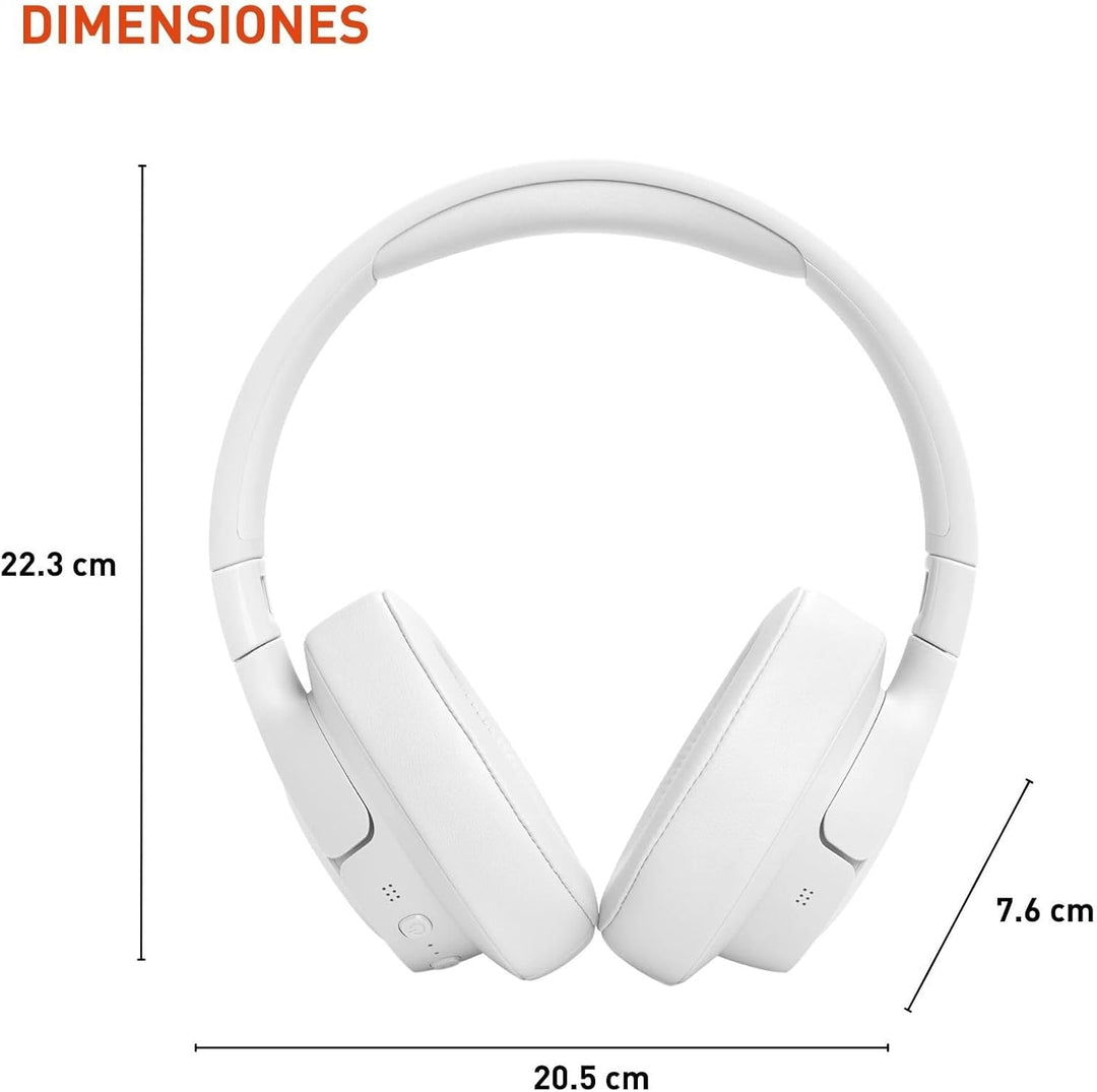 JBL Tune 770NC - Adaptive Noise Cancelling mit Smart Ambient Wireless Over-Ear Kopfhörer, Bluetooth