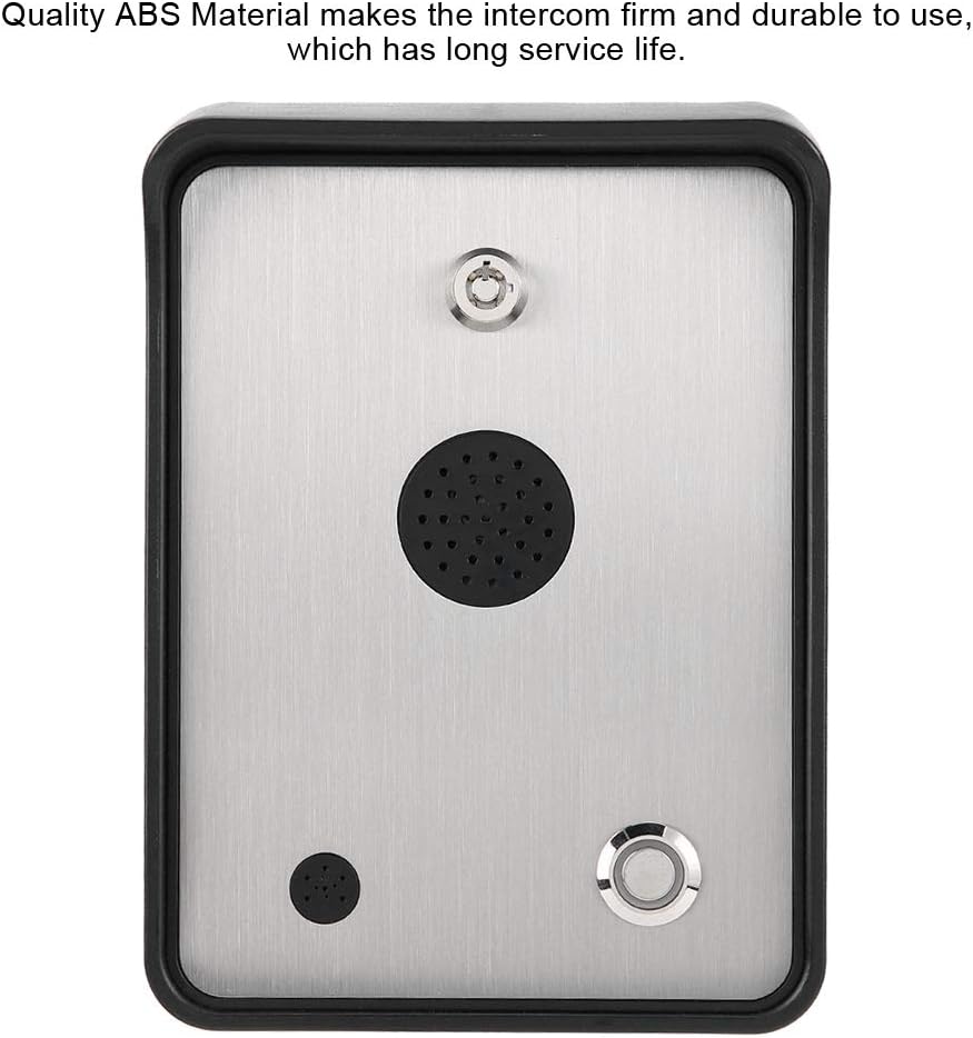 GSM Audio Intercom, Regenfester Zugangskontroller für Toröffner Edelstahl Zugangskontrollsystem, Inn