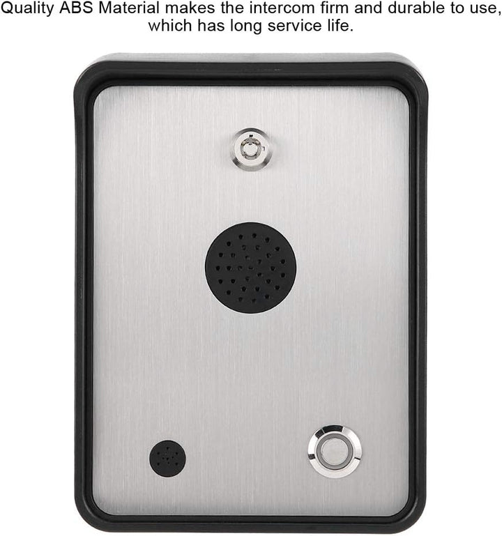 GSM Audio Intercom, Regenfester Zugangskontroller für Toröffner Edelstahl Zugangskontrollsystem, Inn