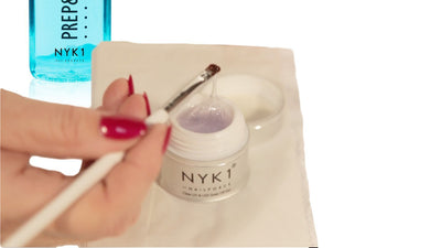 Aufbaugel Für Nägel UV und LED NAIL FORCE von NYK1 - Set Inklusive Base Coat und Top Coat Nagellack