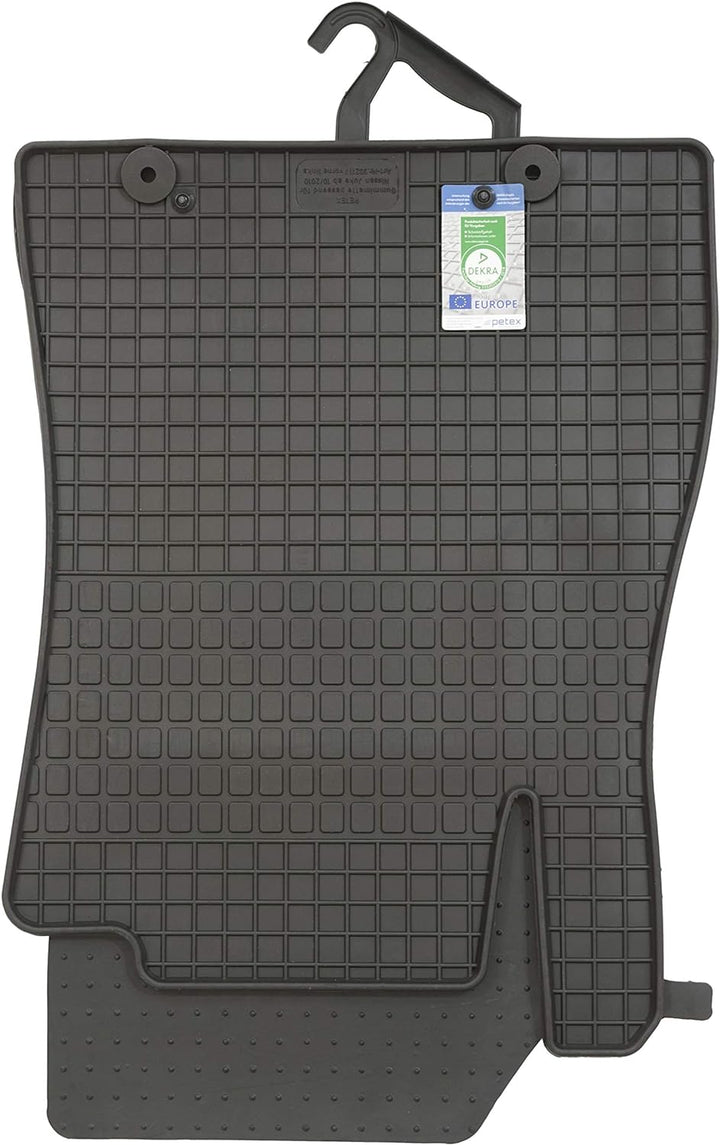 PETEX Gummimatten passend für Juke ab 10/2010-10/2019 Fussmatten schwarz 4-teilig