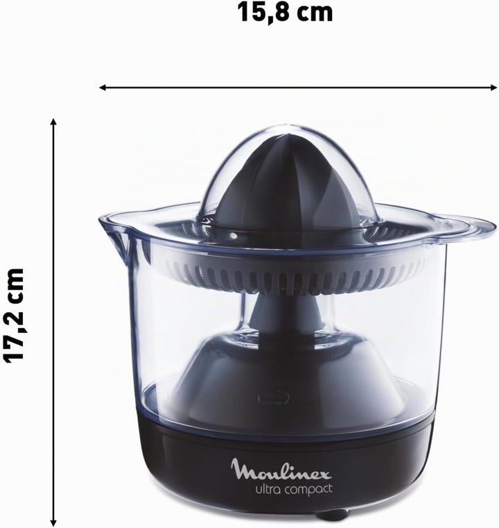 Moulinex PC1208 Elektrischer Entsafter Ultra Compact | 450ml Volumen | Orangenpresse & Zitruspresse