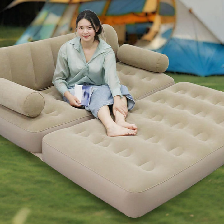Aufblasbare Couch Für Camping mit Kopfteil Und Auslaufventil