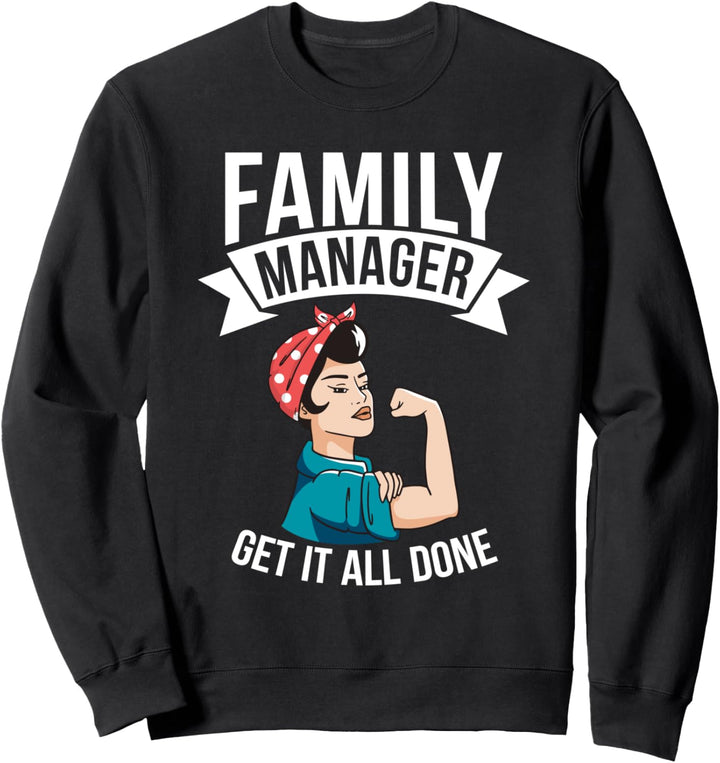 Familienmanager bekommen Alles Hin Beste Mama Aller Zeiten Sweatshirt