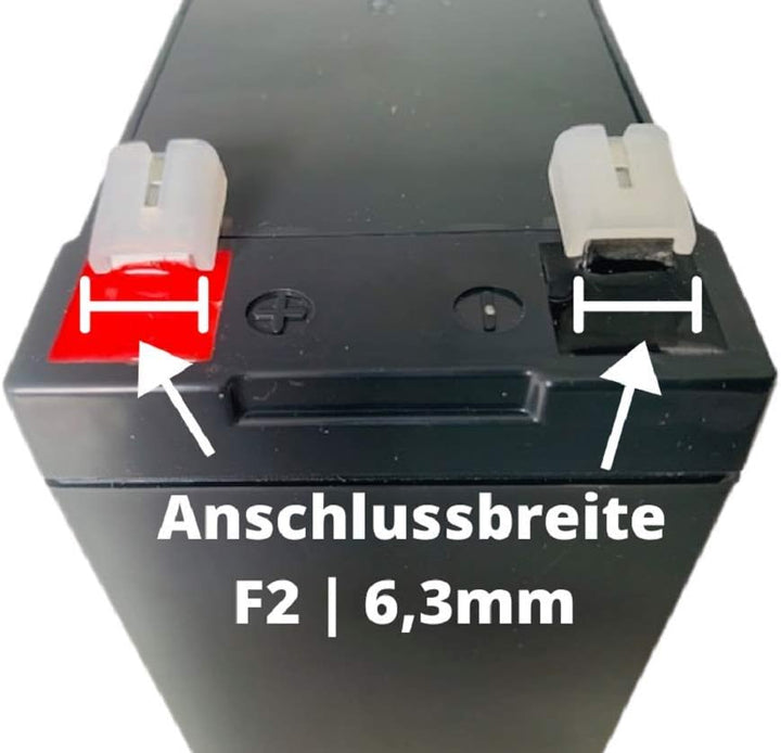 Bleiakku CSB HR 1234W F2 12V 8,4Ah 34W 1,67V/15Min hochstrom Bleigel AGM, kompatibel MP1236H, NPW45-
