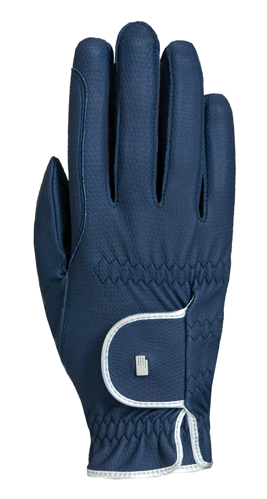 Roeckl Sports Reithandschuh LONA, Ladies Sommer Handschuh, 6 Farben, Grösse 6-8.5 6 Marine/Silber, 6