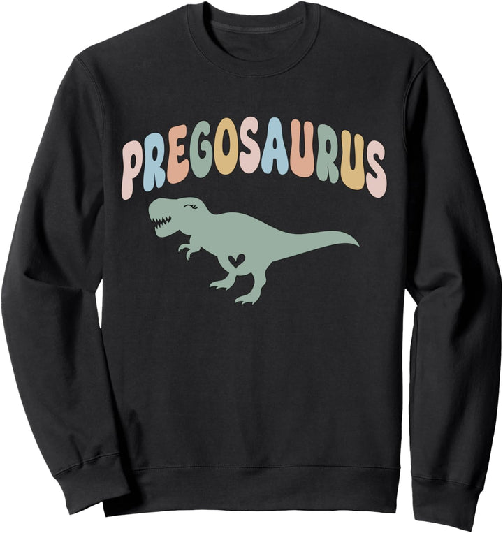 Lustiger Pregosaurus erwartet Mutter und Sweatshirt