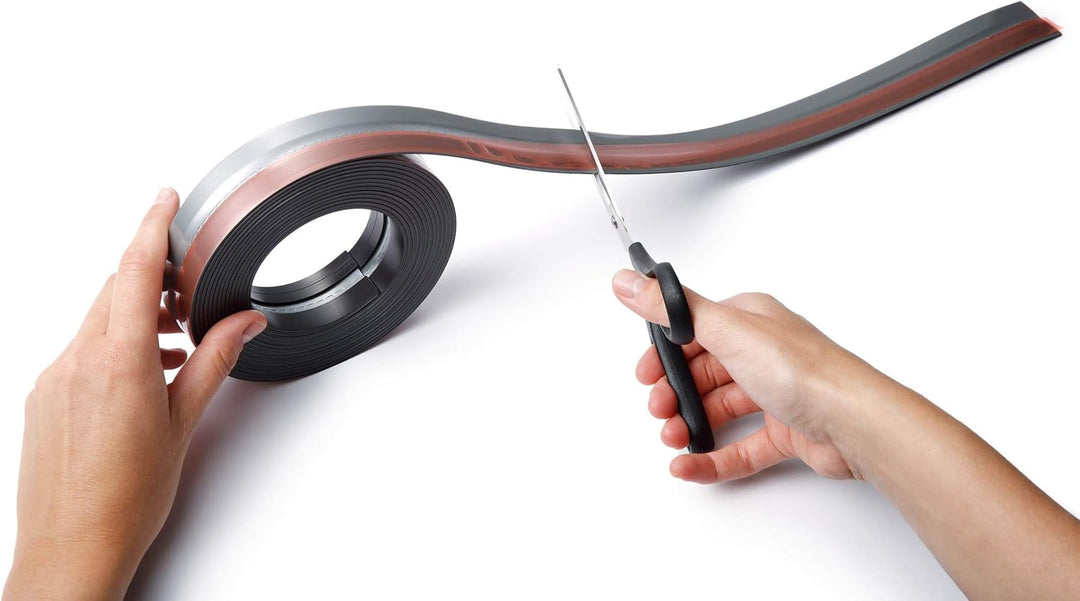 Durable Magnetleiste Durafix Roll 5 m, selbstklebende Leiste zum magnetischen Einklemmen von Dokumen