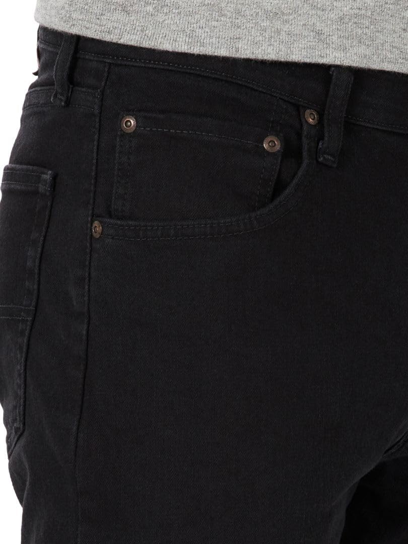 Wrangler Authentics Herren Big & Tall Classic Comfort-Waist Jeans 29W / 30L Schwarz, 29W / 30L Schwa