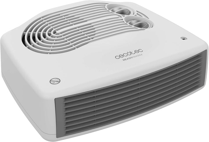 Cecotec Elektrischer Heizlüfter – Thermoventilator – ReadyWarm 3000 Horizon White. 3000 W, 2 Leistun